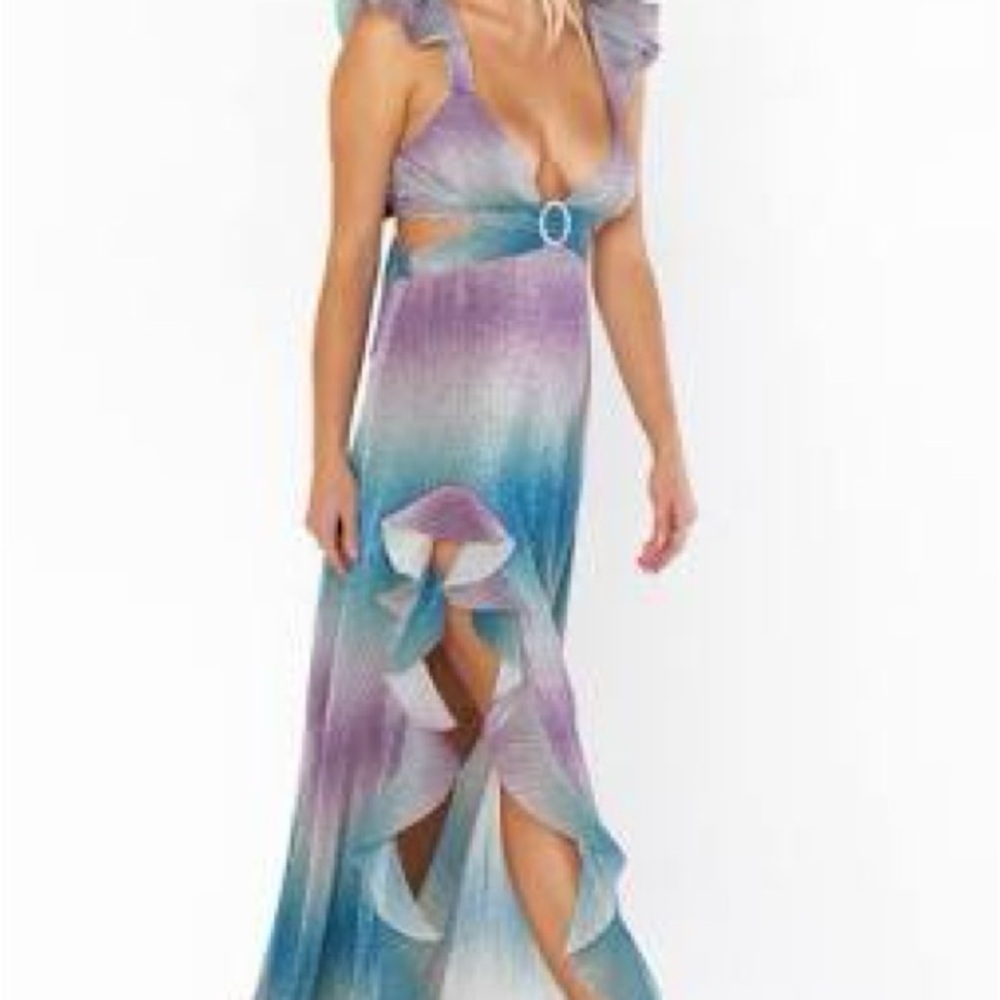 NWT Show Me Your Mumu Francine Ruffle Dress